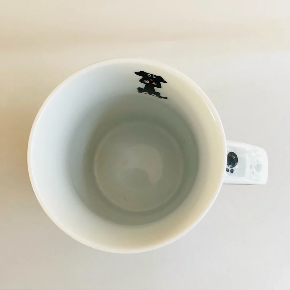 Chequered Pets Coffee Mug Dogs Design Fine Porcelain Rayware UK
